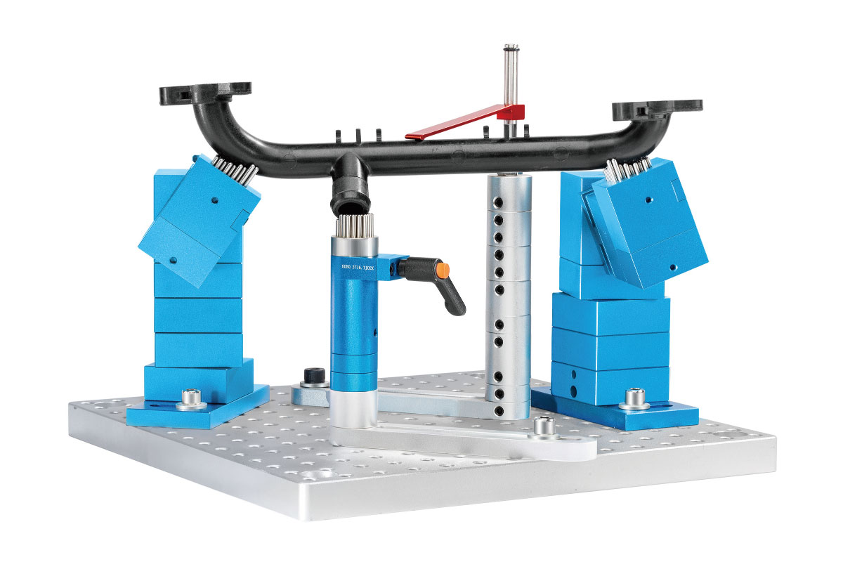 三坐标柔性定位夹持系统